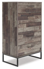 Load image into Gallery viewer, Neilsville - Black / Gray - Five Drawer Chest