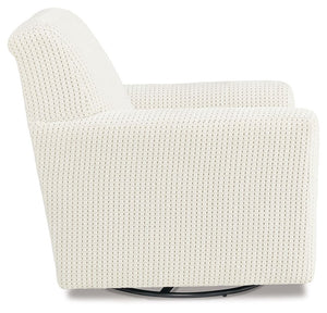 Herstow - Swivel Glider Accent Chair