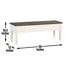 Load image into Gallery viewer, Joanna - Storage Bench - Two Tone