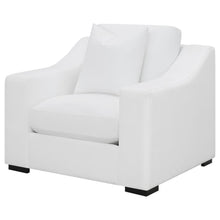 Load image into Gallery viewer, Ashlyn - Upholstered Sloped Arm Accent Chair - White