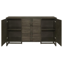 Load image into Gallery viewer, Kelly - 3-Drawer Storage Dining Sideboard Buffet - Dark Gray