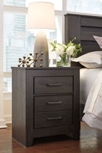 Load image into Gallery viewer, Brinxton - Charcoal - Two Drawer Night Stand