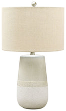 Load image into Gallery viewer, Shavon - Beige / White - Ceramic Table Lamp