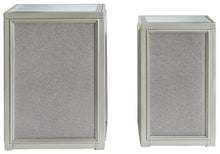 Load image into Gallery viewer, Traleena - Silver Finish - Nesting End Tables (Set of 2)