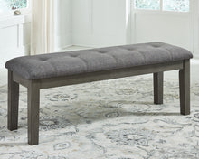 Load image into Gallery viewer, Hallanden - Black / Gray - Large UPH Dining Room Bench