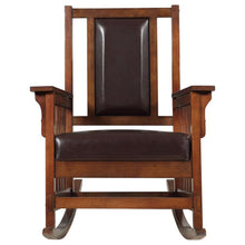 Load image into Gallery viewer, Ida - Upholstered Rocking Chair - Tobacco