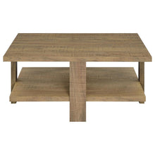 Load image into Gallery viewer, Dawn - Square Engineered Wood Coffee Table - Mango Brown