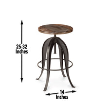 Load image into Gallery viewer, Sparrow - Round Setup Stool - Dark Brown