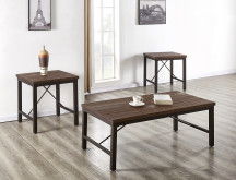Load image into Gallery viewer, Jersey - 3 Pieces Occasional Table Set - Brown
