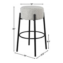 Load image into Gallery viewer, Cole - Counter Stool - Black / White