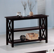 Load image into Gallery viewer, Rachelle - 2-Shelf Wood Entryway Console Table - Deep Merlot