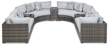 Load image into Gallery viewer, Harbor Court - Gray - 9-Piece Outdoor Sectional