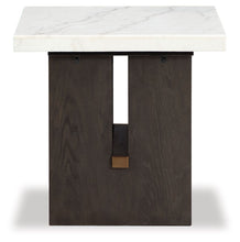 Load image into Gallery viewer, Burkhaus - White / Dark Brown - Rectangular End Table