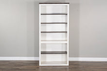 Load image into Gallery viewer, Carriage House - Bookcase / Open - White / Dark Brown