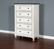 Load image into Gallery viewer, Carriage House - Chest - White / Dark Brown