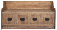 Load image into Gallery viewer, Garrettville - Brown - Storage Bench