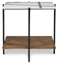 Load image into Gallery viewer, Braxmore - White / Light Brown - Accent Table