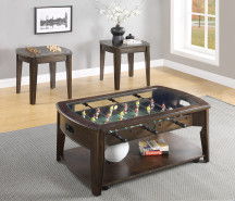 Load image into Gallery viewer, Diletta - 3 Piece Table Set - Brown
