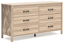 Load image into Gallery viewer, Battelle - Tan - Six Drawer Dresser