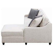 Load image into Gallery viewer, Mcloughlin - Upholstered Sloped Arm Sectional Sofa - Platinum