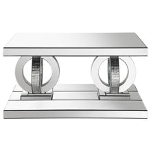 Load image into Gallery viewer, Breena - Rectangular Mirrored Acrylic Coffee Table - Silver