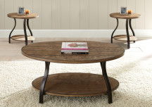 Load image into Gallery viewer, Denise - 3 Piece Table Set - Brown
