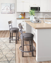 Load image into Gallery viewer, Caitbrook - Gray - UPH Swivel Barstool