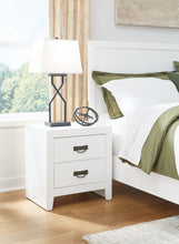 Load image into Gallery viewer, Binterglen - White - Two Drawer Night Stand