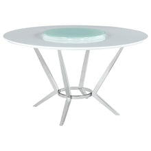 Load image into Gallery viewer, Abby - 5 Piece Round Dining Table Set - White High Gloss