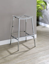 Load image into Gallery viewer, Zena - Backless Bar Stool (Set of 2) - Clear