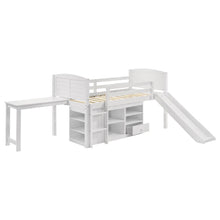 Load image into Gallery viewer, Millie - Twin Workstation Loft Bed - White