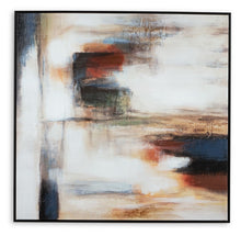 Load image into Gallery viewer, Pigeonford - White / Teal / Gold - Wall Art