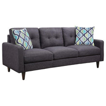 Load image into Gallery viewer, Watsonville - Upholstered Track Arm Tufted Sofa - Gray