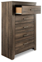 Load image into Gallery viewer, Juararo - Dark Brown - Five Drawer Chest