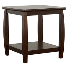 Load image into Gallery viewer, Dixon - 1-Shelf Square Wood End Table Espresso - Cappuccino