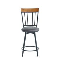 Load image into Gallery viewer, Tyler - Swivel Counter Chair (Set of 2) - Dark Gray