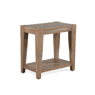 Durango - Chair Side Table - Light Brown