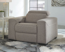 Load image into Gallery viewer, Mabton - Gray - Pwr Recliner/Adj Headrest