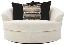 Load image into Gallery viewer, Cambri - Snow - Oversized Round Swivel Chair