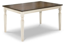Load image into Gallery viewer, Whitesburg - Brown / Cottage White - Rectangular Dining Room Table