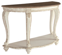 Load image into Gallery viewer, Realyn - White / Brown - Sofa Table