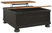 Load image into Gallery viewer, Valebeck - Black / Brown - Lift Top Cocktail Table