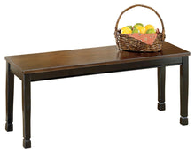 Load image into Gallery viewer, Owingsville - Black / Brown - Large Dining Room Bench