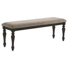 Load image into Gallery viewer, Bridget - Upholstered Dining Bench Stone And Sandthrough - Brown And Charcoal