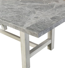 Load image into Gallery viewer, Canova - Gray Marble Top Dining - White