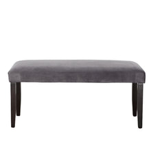 Load image into Gallery viewer, Napoli - Velvet Dining Bench - Gray