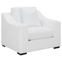 Load image into Gallery viewer, Ashlyn - Upholstered Sloped Arm Accent Chair - White