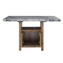 Load image into Gallery viewer, Grayson - Gray Marble Counter Table - Dark Gray