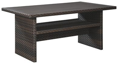 Easy - Dark Brown / Beige - Rect Multi-use Table