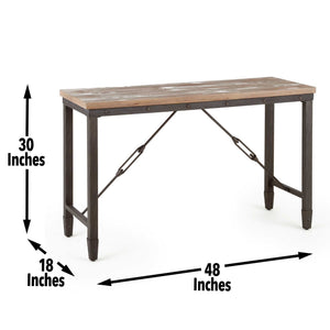 Jersey - Sofa Table - Brown